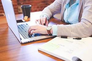 woman marketing business